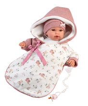 Load image into Gallery viewer, Llorens 14.2&quot; Articulated Newborn Doll Arianna with Sleeping Bag