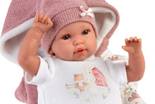 Load image into Gallery viewer, Llorens 14.2&quot; Articulated Newborn Doll Arianna with Sleeping Bag