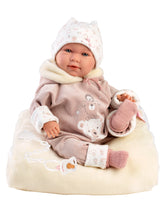 Load image into Gallery viewer, Llorens 16.5&quot; Articulated Newborn Doll Kim with Cushion