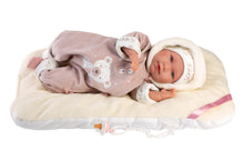 Load image into Gallery viewer, Llorens 16.5&quot; Articulated Newborn Doll Kim with Cushion