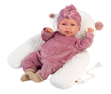 Load image into Gallery viewer, Llorens 16.5&quot; Articulated Newborn Doll Addison with Cushion