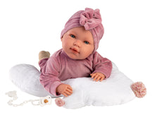 Load image into Gallery viewer, Llorens 16.5&quot; Articulated Newborn Doll Addison with Cushion