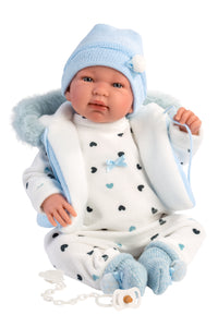 Llorens 17.3" Articulated Newborn Doll Marco