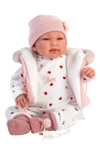 Llorens 17.3" Articulated Newborn Doll Bianca