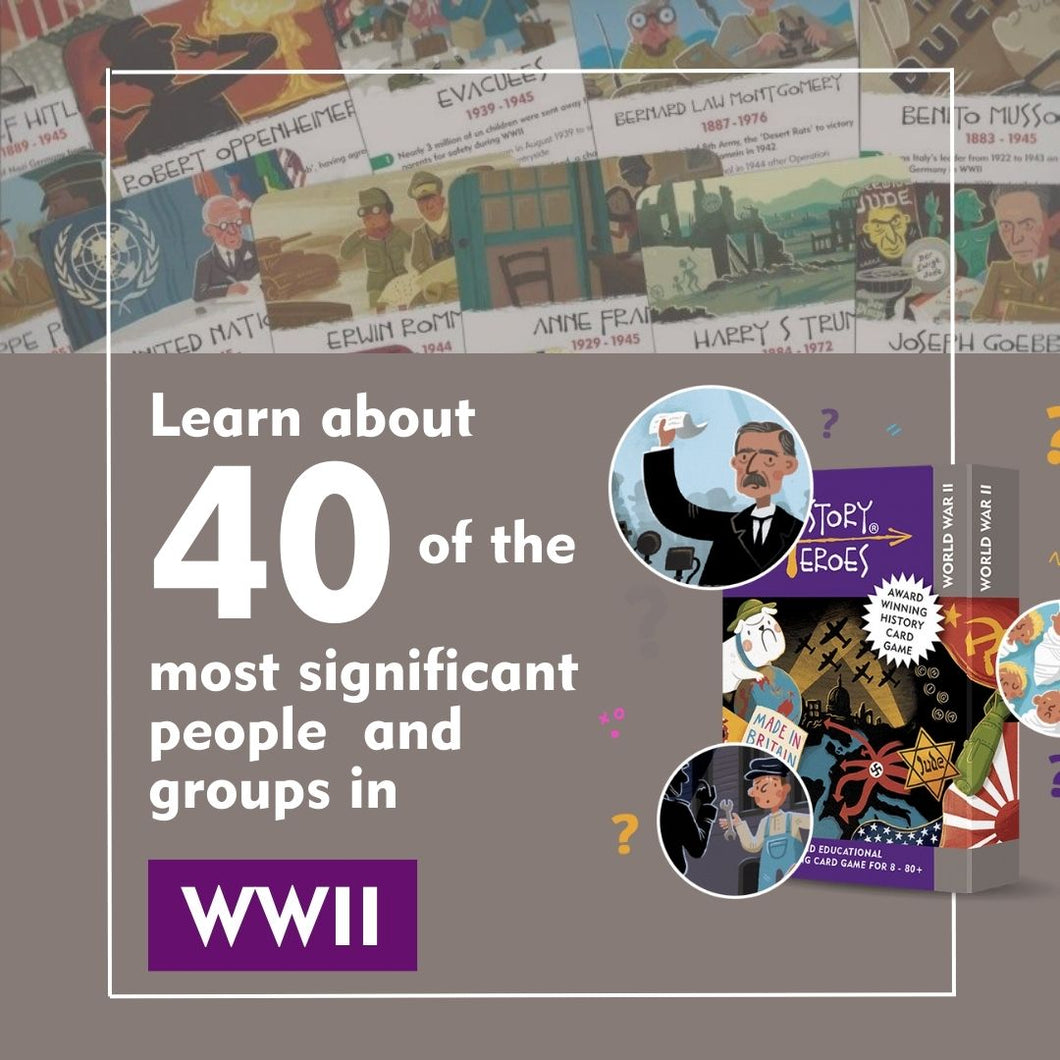 History Heroes World War II Card Game