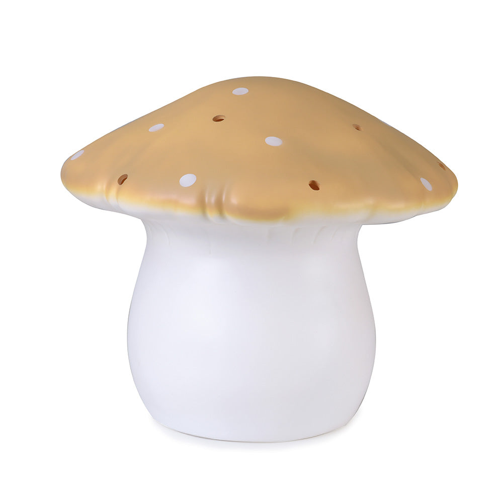 Egmont Lamp - Large Mokka Mushroom w/ Plug