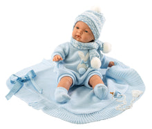 Load image into Gallery viewer, Llorens 15&quot; Soft Body Crying Baby Doll Mateo with Blanket