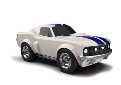 Baghera Beige Ford Mustang Racing Car