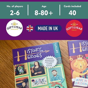 History Heroes Artists Card Game