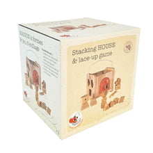 Load image into Gallery viewer, Egmont Toys Stacking House and Lace-Up