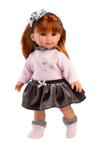 Llorens 13.8" Soft Body Fashion Doll Raquel