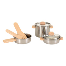 Load image into Gallery viewer, Egmont Toys Pan Set With Wooden Handles