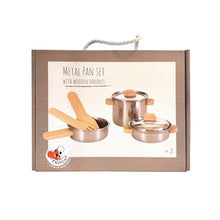 Load image into Gallery viewer, Egmont Toys Pan Set With Wooden Handles