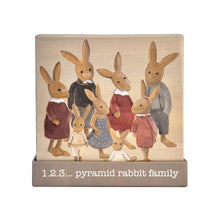 Load image into Gallery viewer, Egmont Toys Pyramid 1.2.3. Rabbit Family