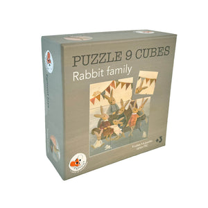 Egmont Toys Rabbit Family Puzzle Cube