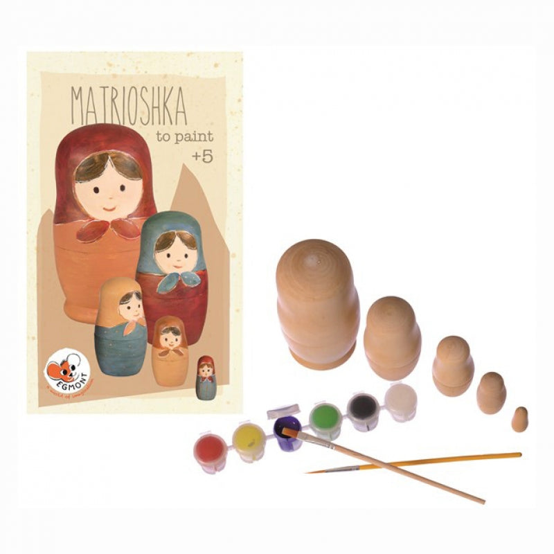 Egmont Toys Paint Your Own Wooden Matrioshka