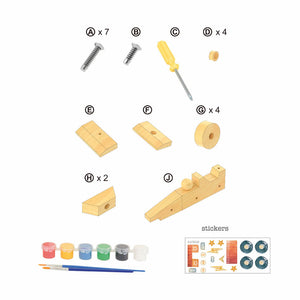 Egmont Toys DIY Wooden Racecar