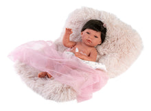 Load image into Gallery viewer, Llorens 15.7&quot; Anatomically-Correct Newborn Doll Estrella with Cushion and Dou Dou