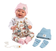 Load image into Gallery viewer, Llorens 17.3&quot; Soft Body Laughing Newborn Doll Bobbie