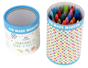 Kid Made Modern Beeswax Crayons - 24 pack