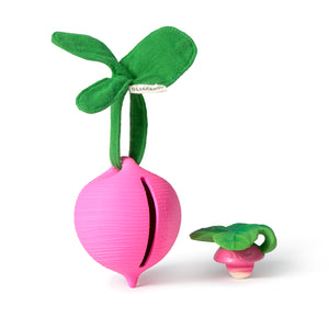 OLI&CAROL Ramona the Radish Pacifier Case