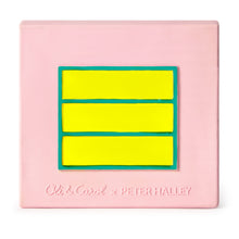 Load image into Gallery viewer, OLI&amp;CAROL Peter Halley Baby Teether Pink Cell