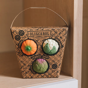 OLI&CAROL Veggie Soup Baby Sensory Balls