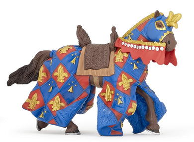 Papo France Blue Horse Fleur De Lys