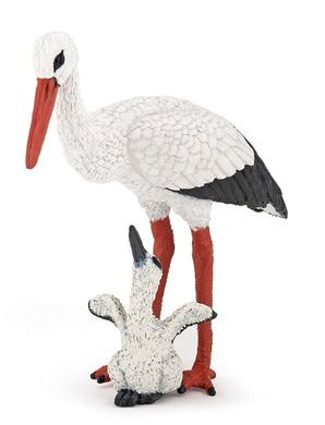 Papo France Stork And Baby Stork