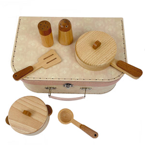 Children's Wooden Cooking Set
