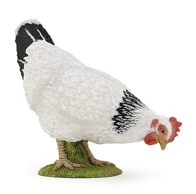 Papo France Pecking White Hen