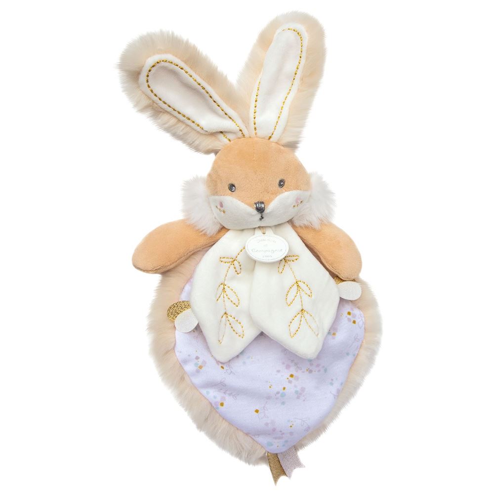  DOUDOU ET COMPAGNIE - White Small Soft Bunny with